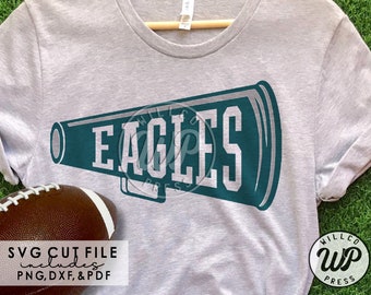 Eagles Mascot png, Eagles cheer svg, school sports, digital download
