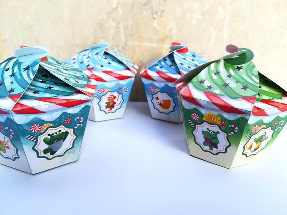 Printable Baby Tv Cupcake Favor Boxes Baby Tv Birthday Party Etsy