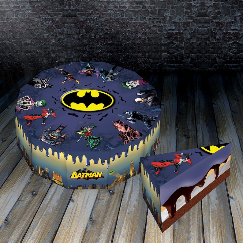 Batman Birthday Superhero Batman Party Favors Printable Etsy