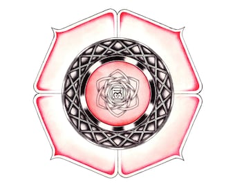 Muladhara Wurzel-Chakra-Druck