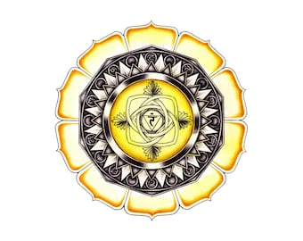 Manipura Solar Plexus Chakra Druck