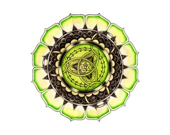 Anahata Heart Chakra Print