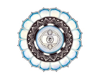 Vishuddha Throat Chakra Print