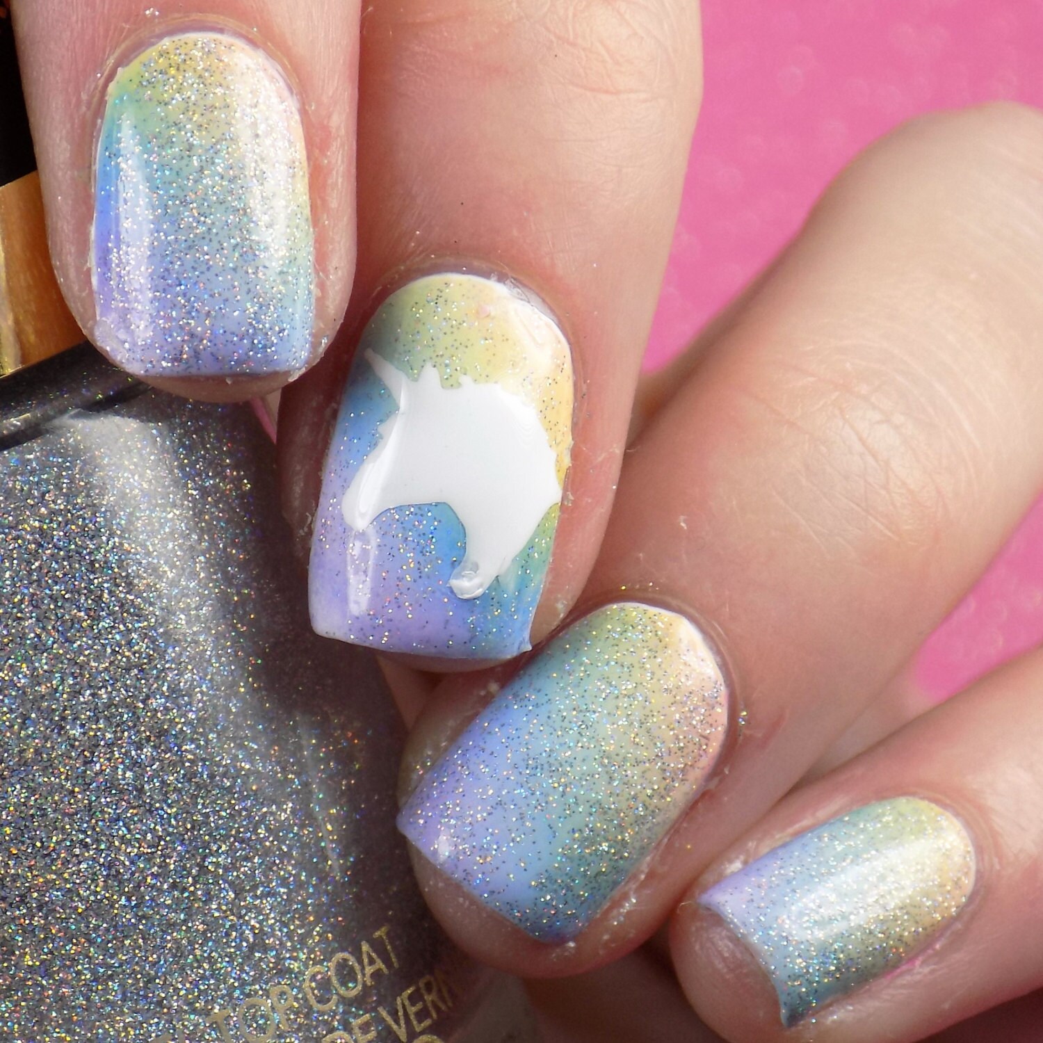 Einhorn Nagel Vinyl Schablone 35 Stück Etsy