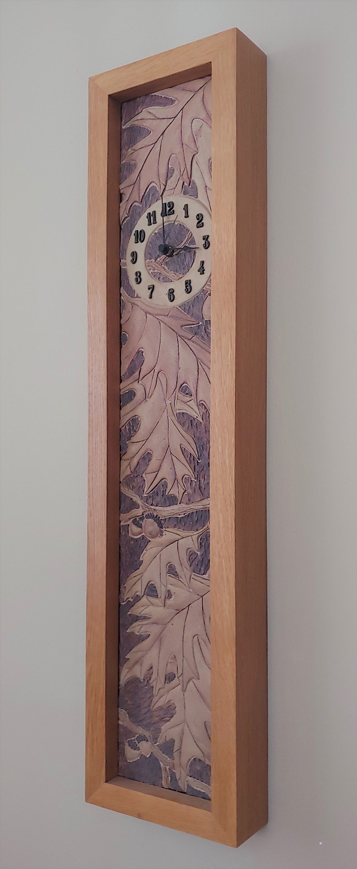 Sculpted Clock Ceramic Clock Mosaic Clock 73 Tiles Etsy