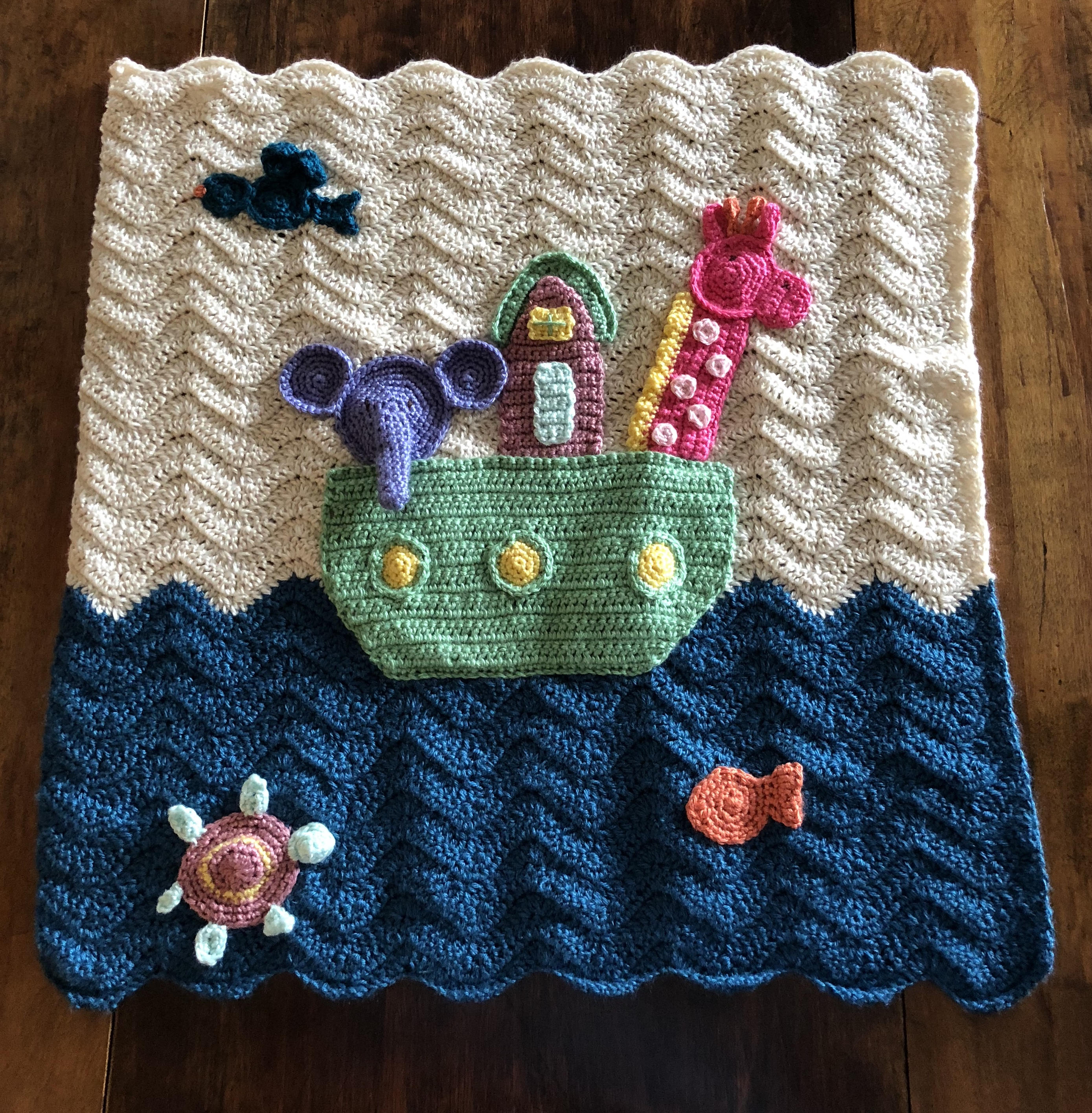 Noah's Ark Blanket Etsy