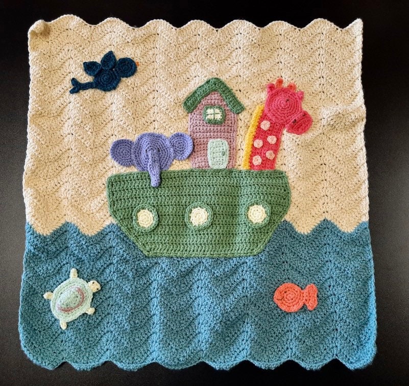 Noah's Ark Blanket Etsy