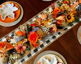 Herbst Bauernhaus Centerpiece/Dekor