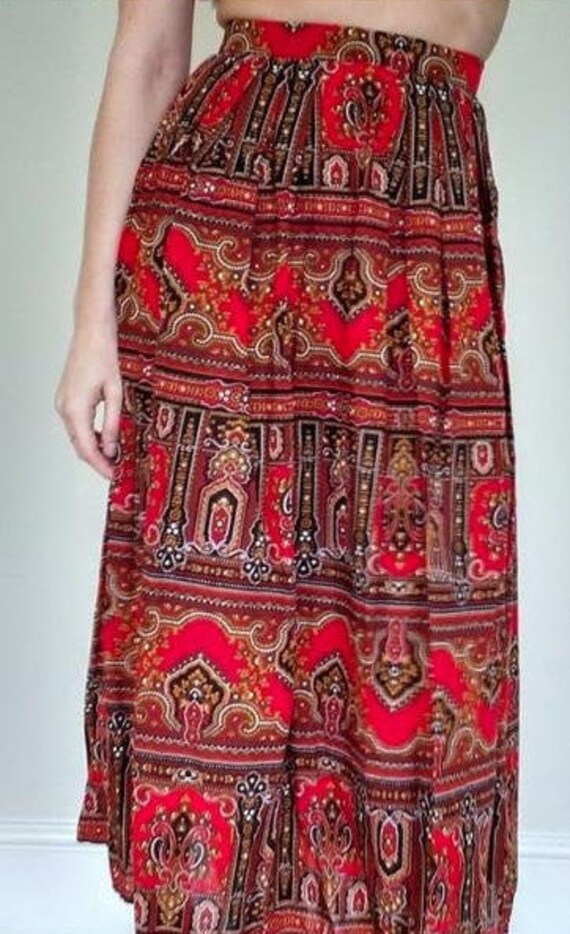 Handmade dramatic vintage 80s Persian rug Bavarian