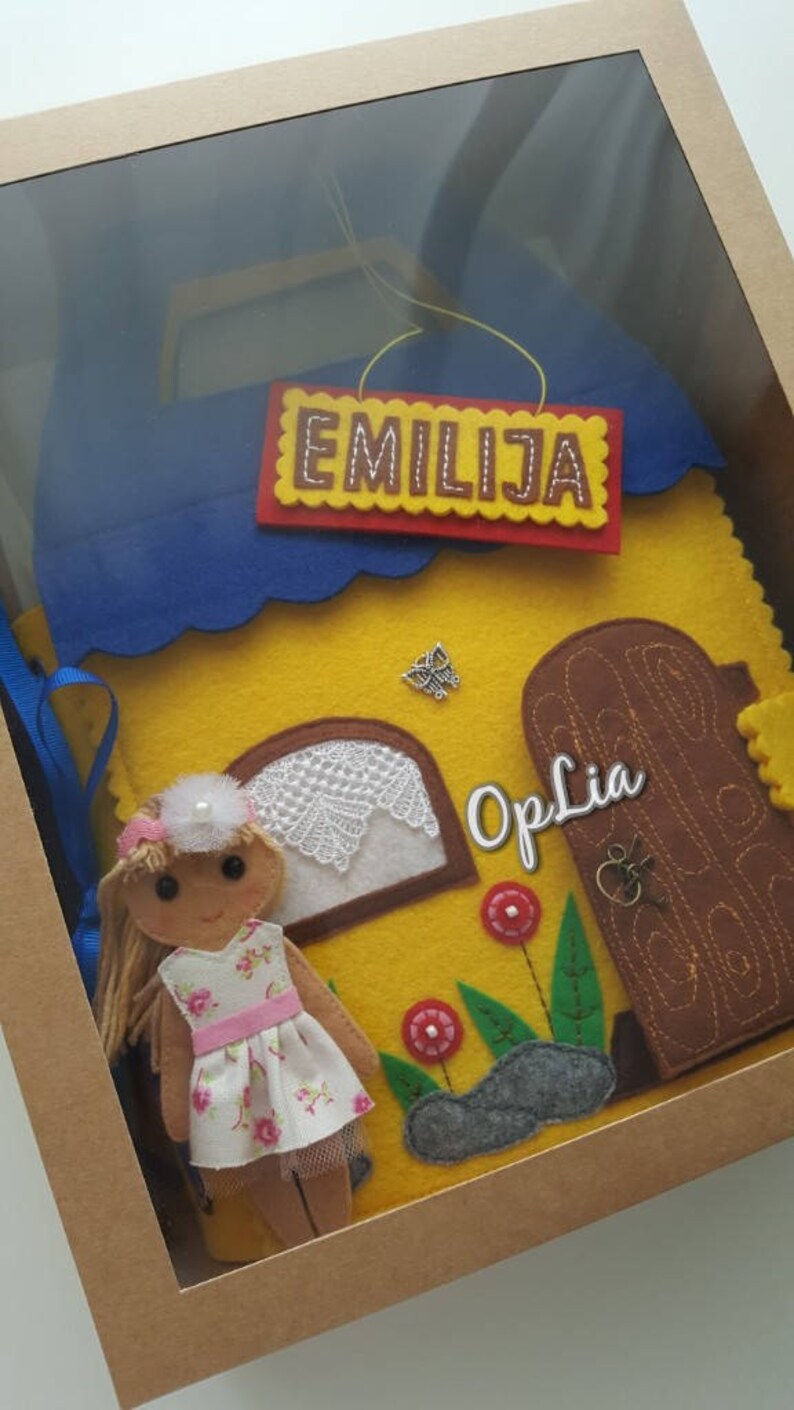 handmade felt quiet book the dollhouse