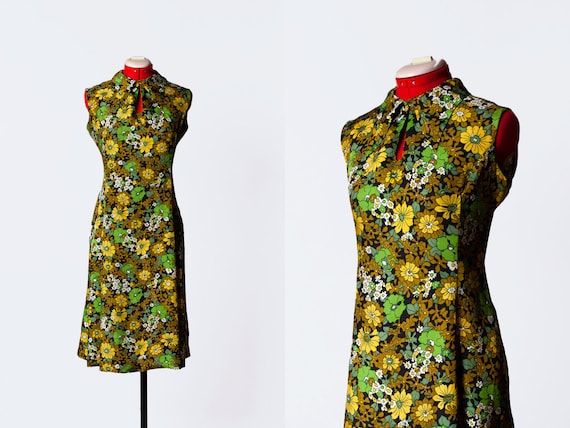 1970s floral dress