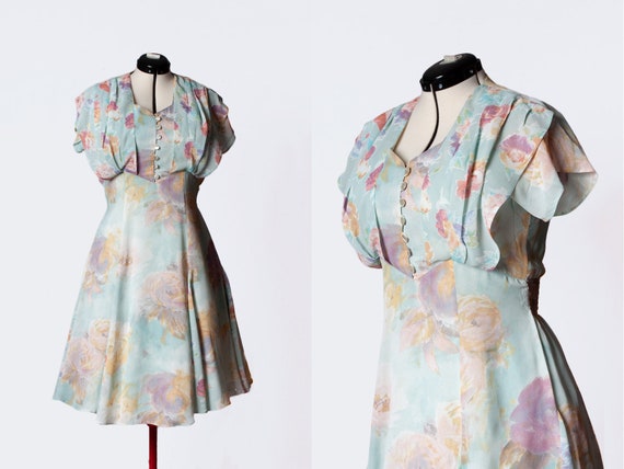 pastel floral dress