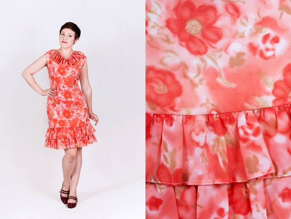 1960s wiggle party dress