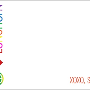 Camp Longhorn PEACE Stationery + Envelope Return Address DIGITAL FILES