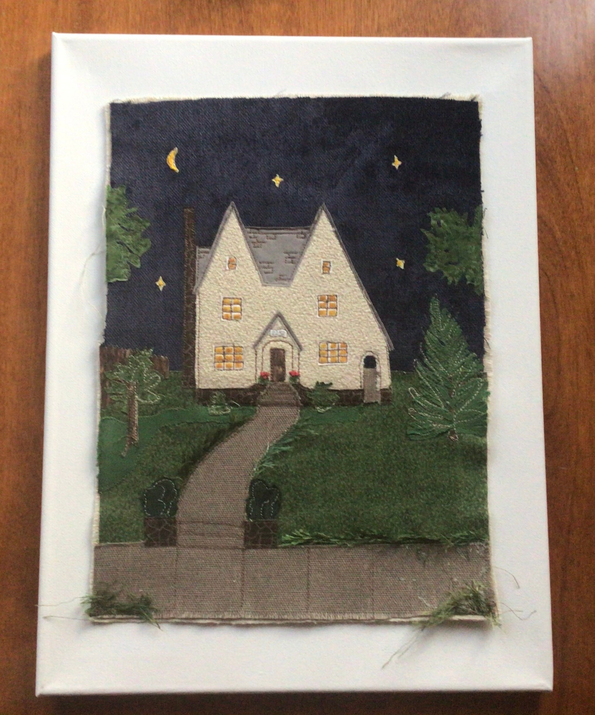 Custom Home Wall Tapestry House Portrait Made to order Etsy