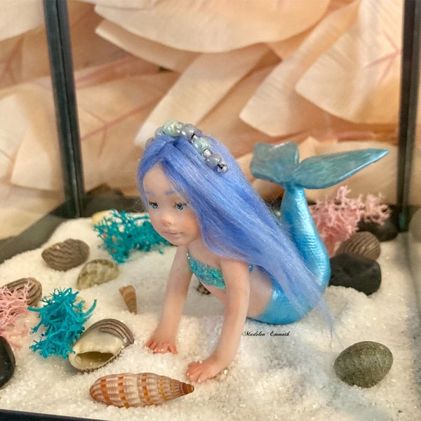 OOAK art doll mermaid