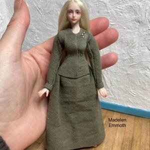Poseable Flexible OOAK Art Doll For the Dollhouse Miniature