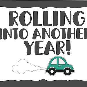 Cut Outs | Bulletin Board Cut Outs | Rolling into Another Year | Teacher Decor | Classroom Decor | Bulletin Board