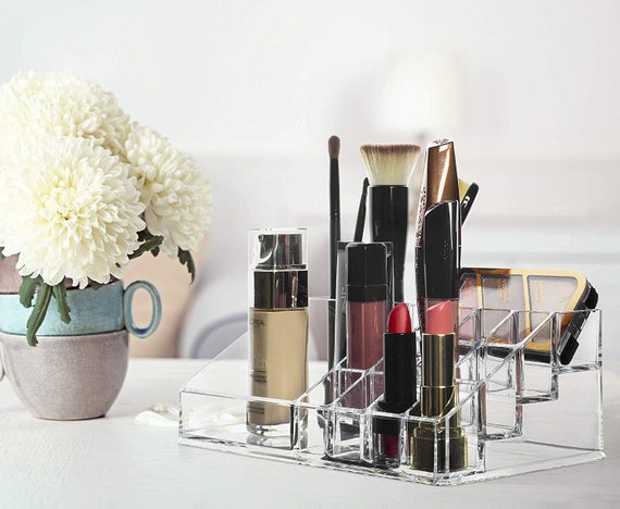 Lipstick Makeup Cosmetic Storage Organizer Multi Level Clear Etsy