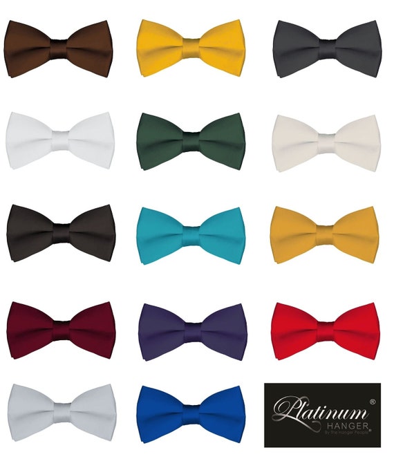 30 Pack Bowtie Solid Color Men/'s Adjustable Pre Tied Formal Bow Tie Tuxedo
