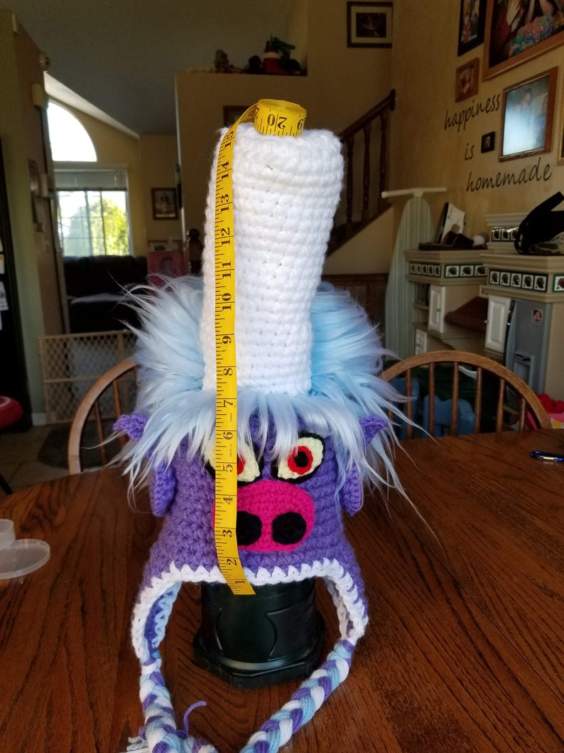 Crochet Trolls Hat Chef Bergen Hat Trolls Beanie Chef | Etsy