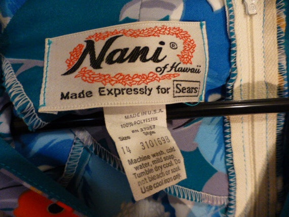Size 14 dress by Nani of Hawaii made exclusively … - image 3