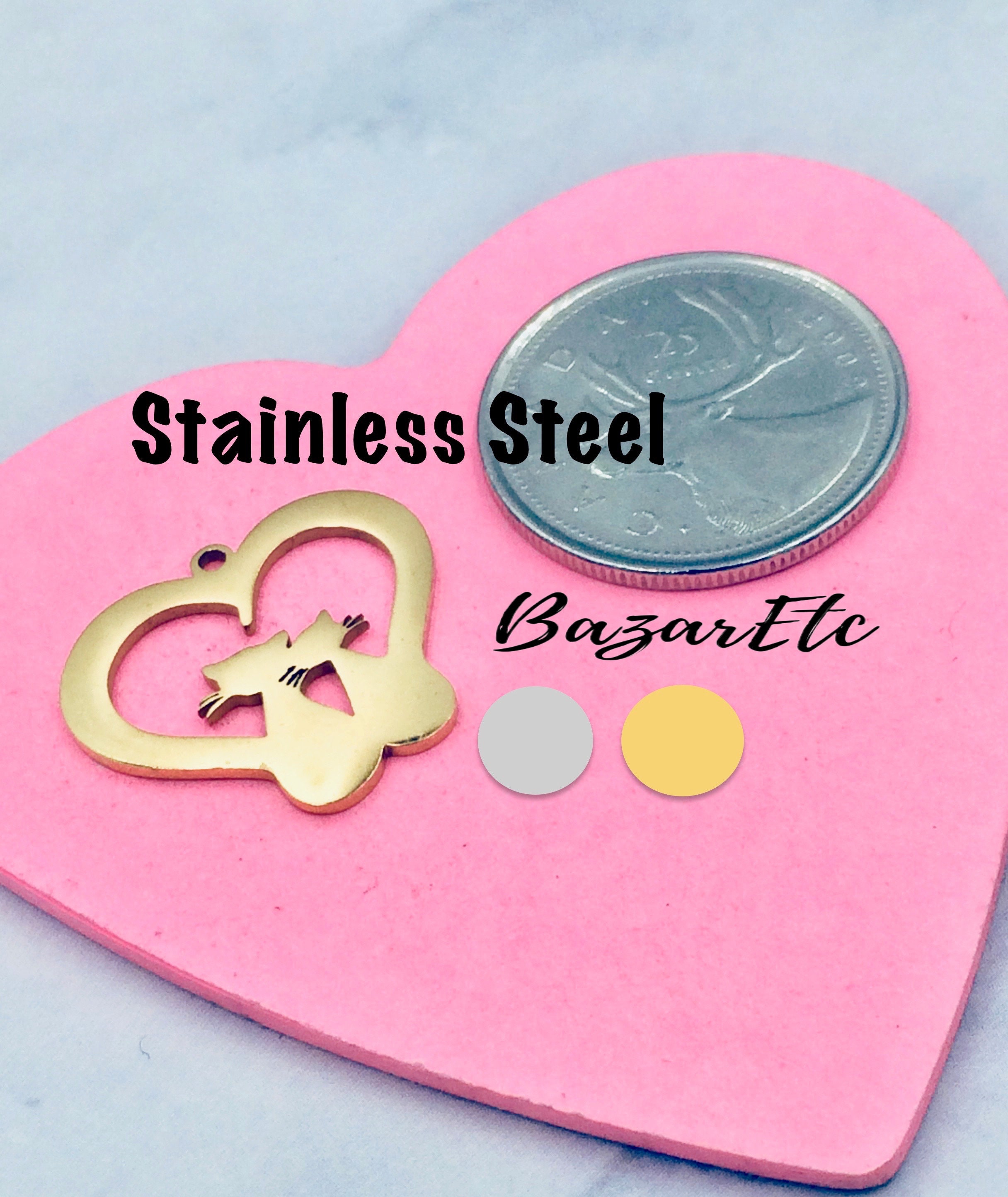 Custom Heart Shaped Button Pins