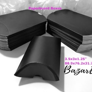10pcs Small BOX Black, Weddin Bridal boxes, Candy Boxes, Shower Party, Gift Favours Mailers, Cardboard Pack, Packaging boxes for gift