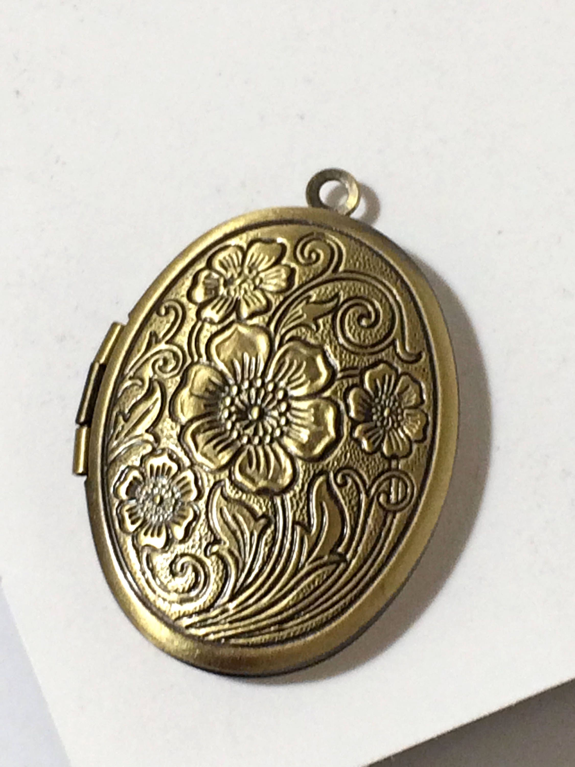 Brass Lockets Jewelry Supply Wholesale Pendant Connector Etsy