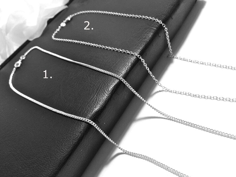 1 or BULKS CHAIN Sterling Silver .925 Plated Ready to Wear 30 Necklace Supplies Findings Jewelry Making Accessories Hardware Do It Yourself