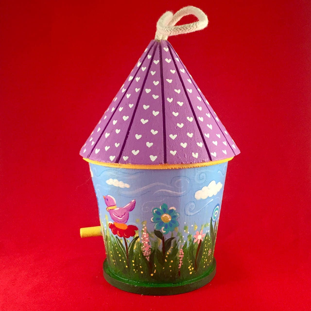 Comedero para pájaros de birdhouse decoradas decoración de | Etsy