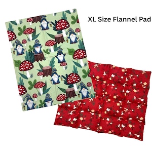 Relax with this XL Size, Flannel Flax Seed Heating Pad. Microwave for Soothing relief of back, leg, or shoulder pain