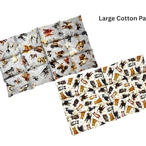 Soothe Aches and Pains with this Large Cotton Flax Seed Cold Pack. Freeze for relief of back, shoulder, or leg pain. Scented or unscented