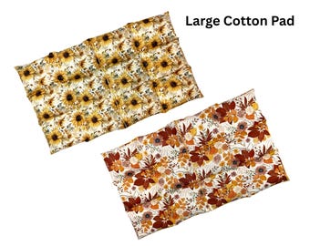 Large Cotton Flax Seed Cold Pack, for Soothing Relief of Back, Leg, or Shoulder pain. Aromatherapy Options