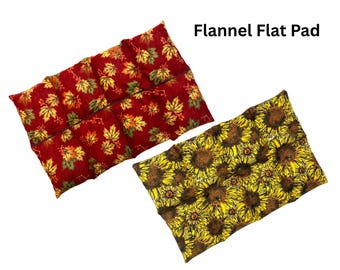 Flannel Small Size Flax Seed Heating Pad, for Gentle, Soothing Pain Relief. Aromatherapy Options