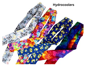 Reusable Cooling Neck Tie or Headband – Cotton Hydrocooler, Stay Cool All Day