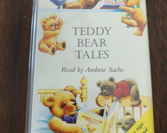 teddy bear with cassette tape