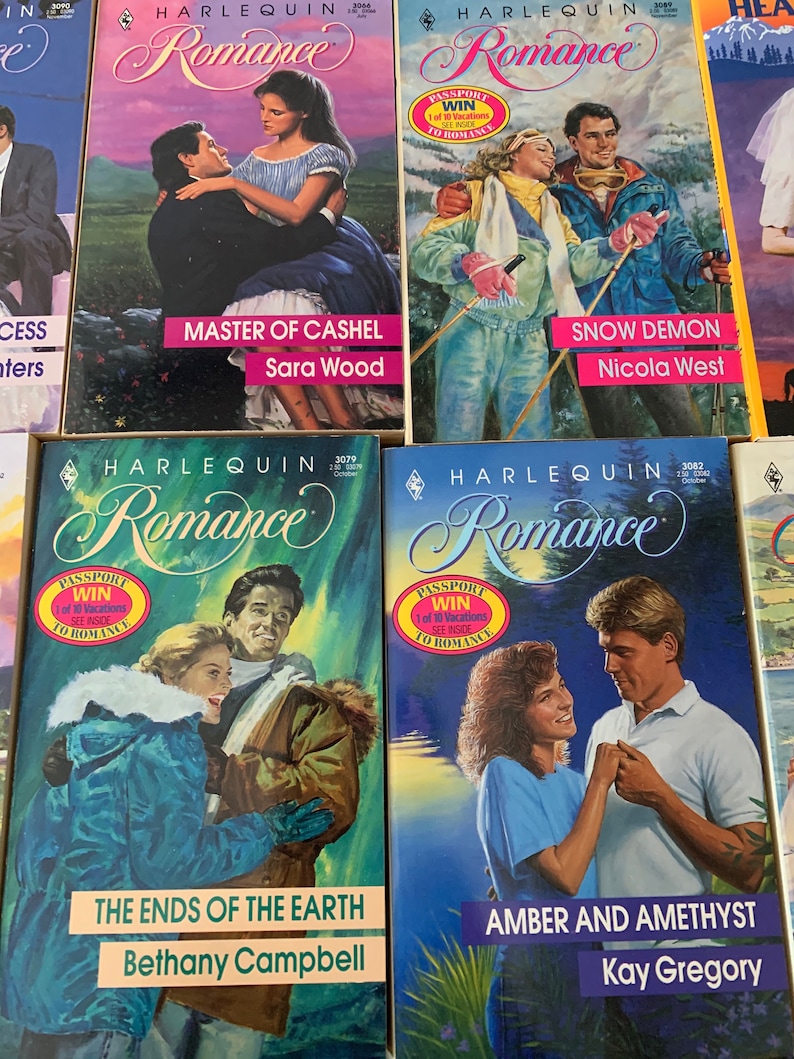 Harlequin Romance Book Set 20 Books 1990's 15 Etsy