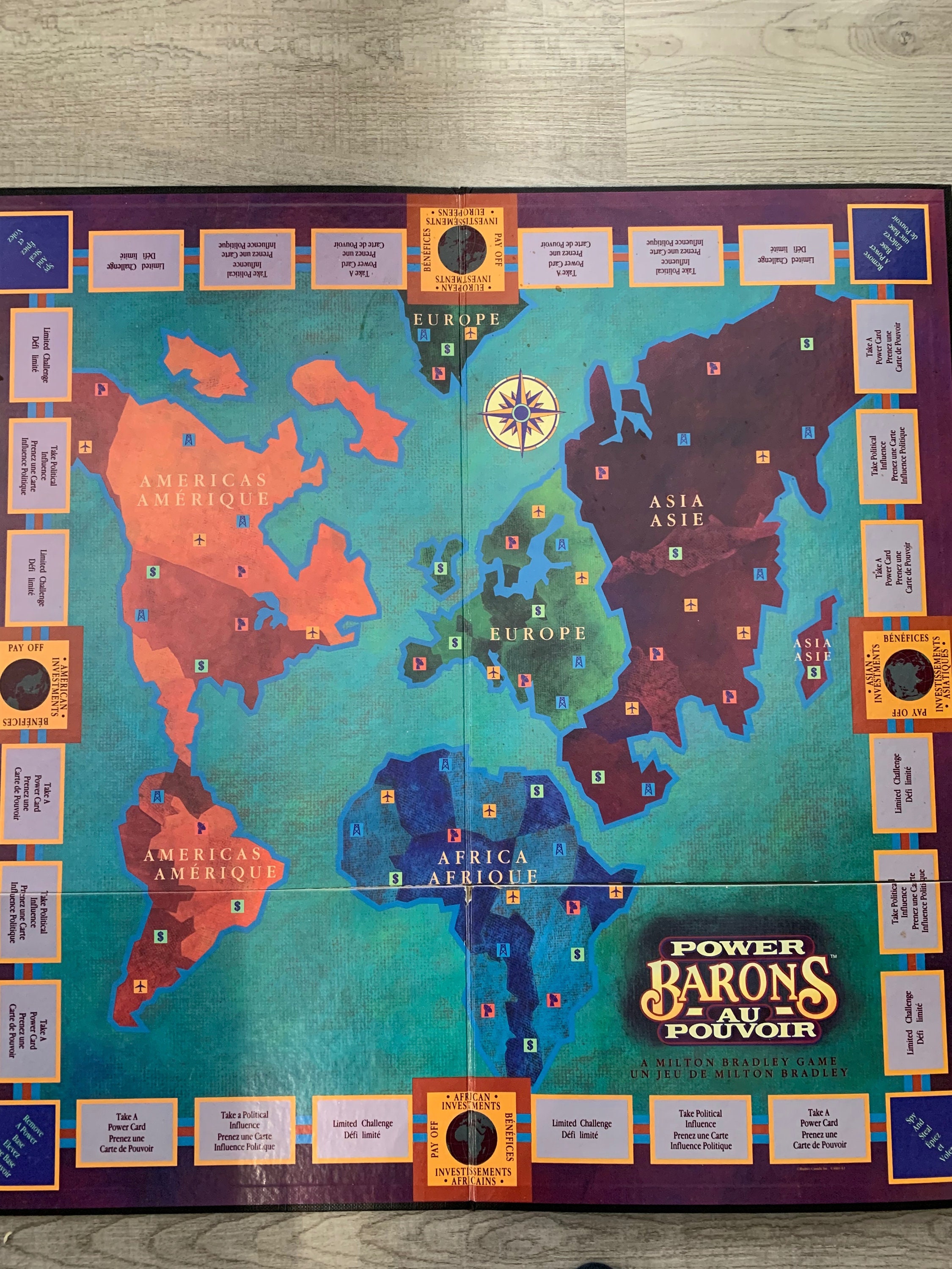 Power Barons Board Game by Milton Bradley 1986 Complete Etsy Australia