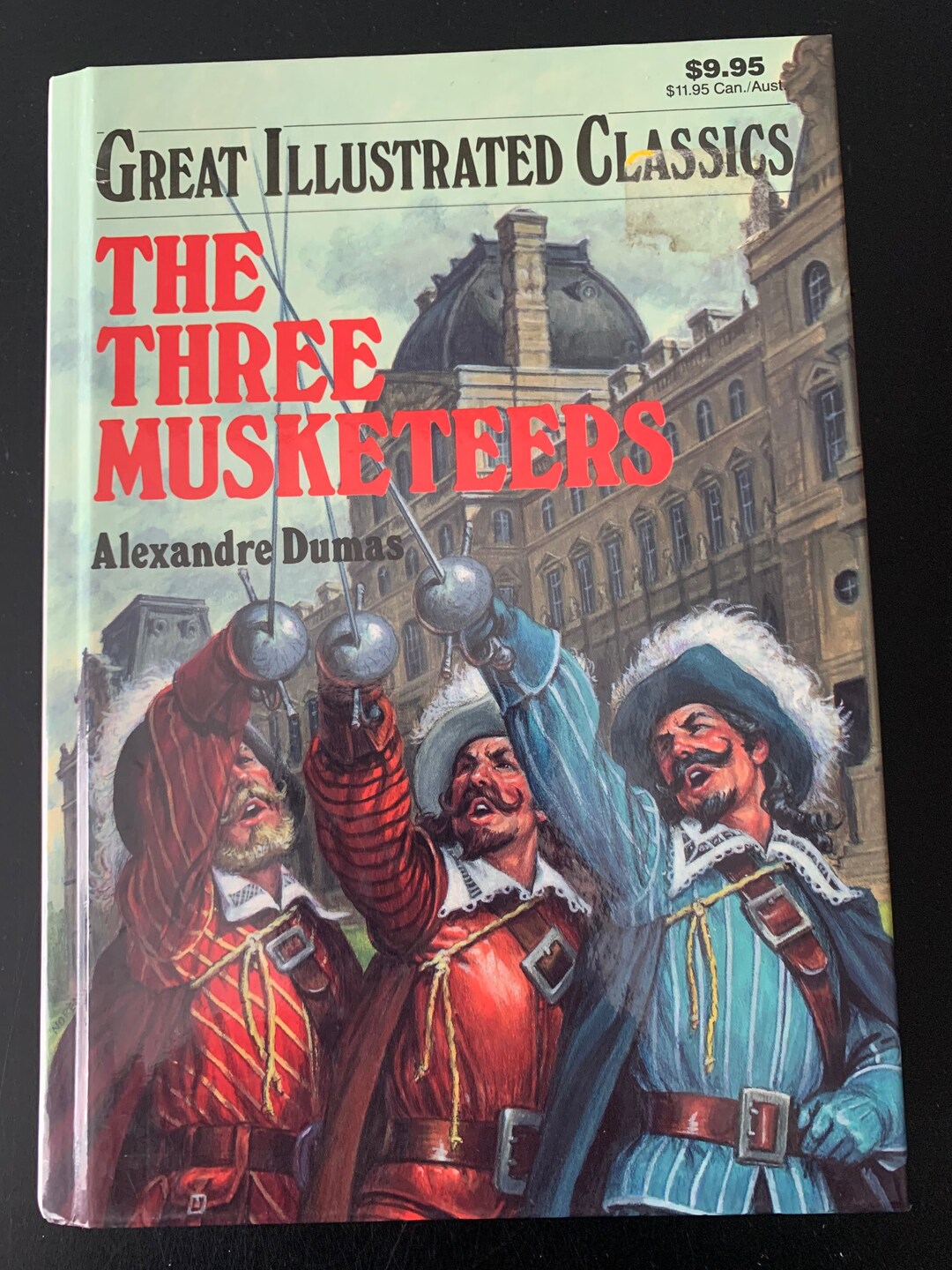 The Three Musketeers Hard Cover Book Great Illustrated Etsy