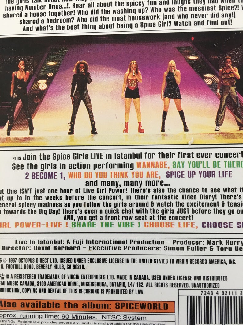 spice power the story of the spice girls dvd