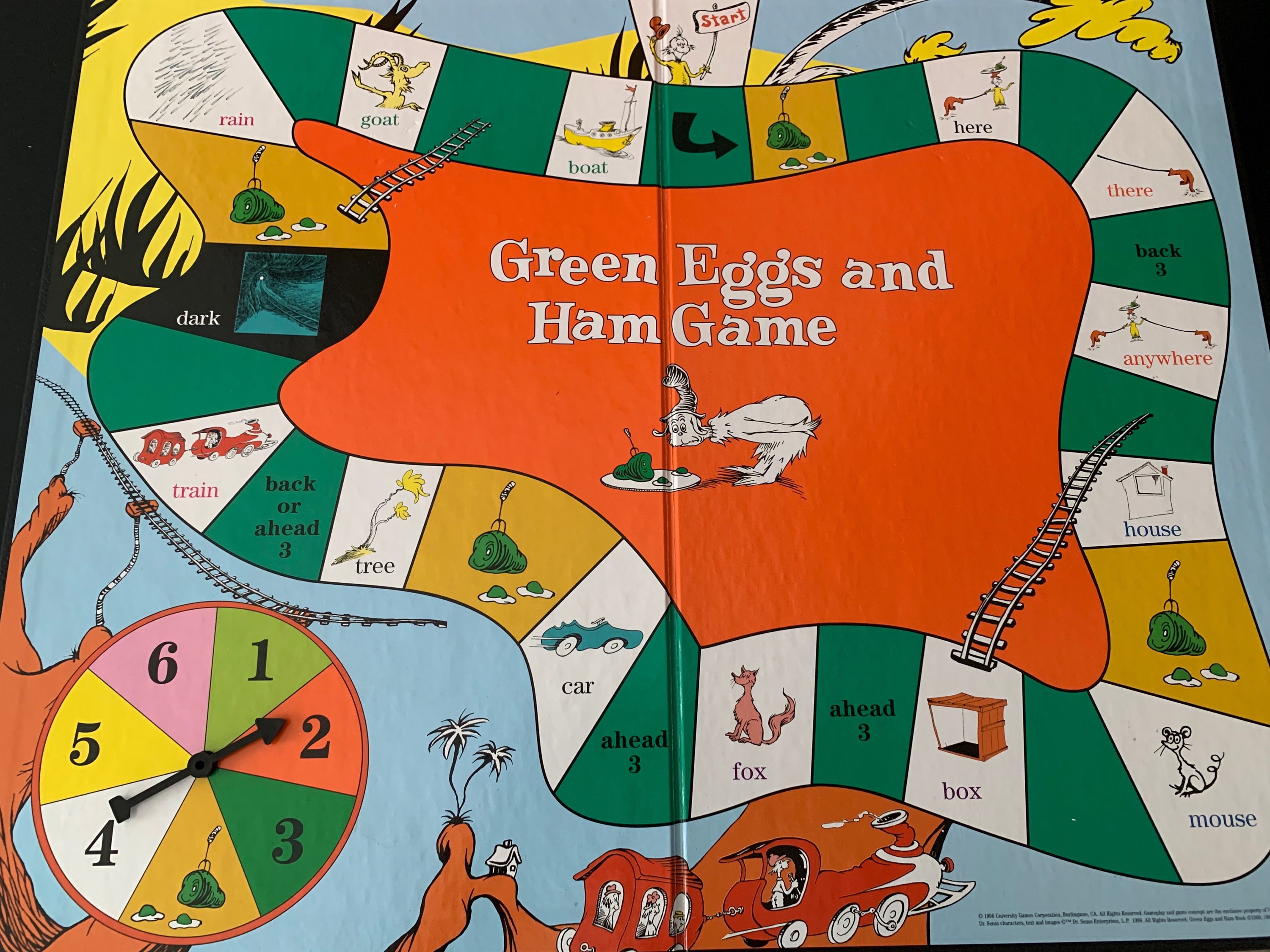 Green Eggs and Ham Board Game Dr. Seuss 1990's Etsy Ireland