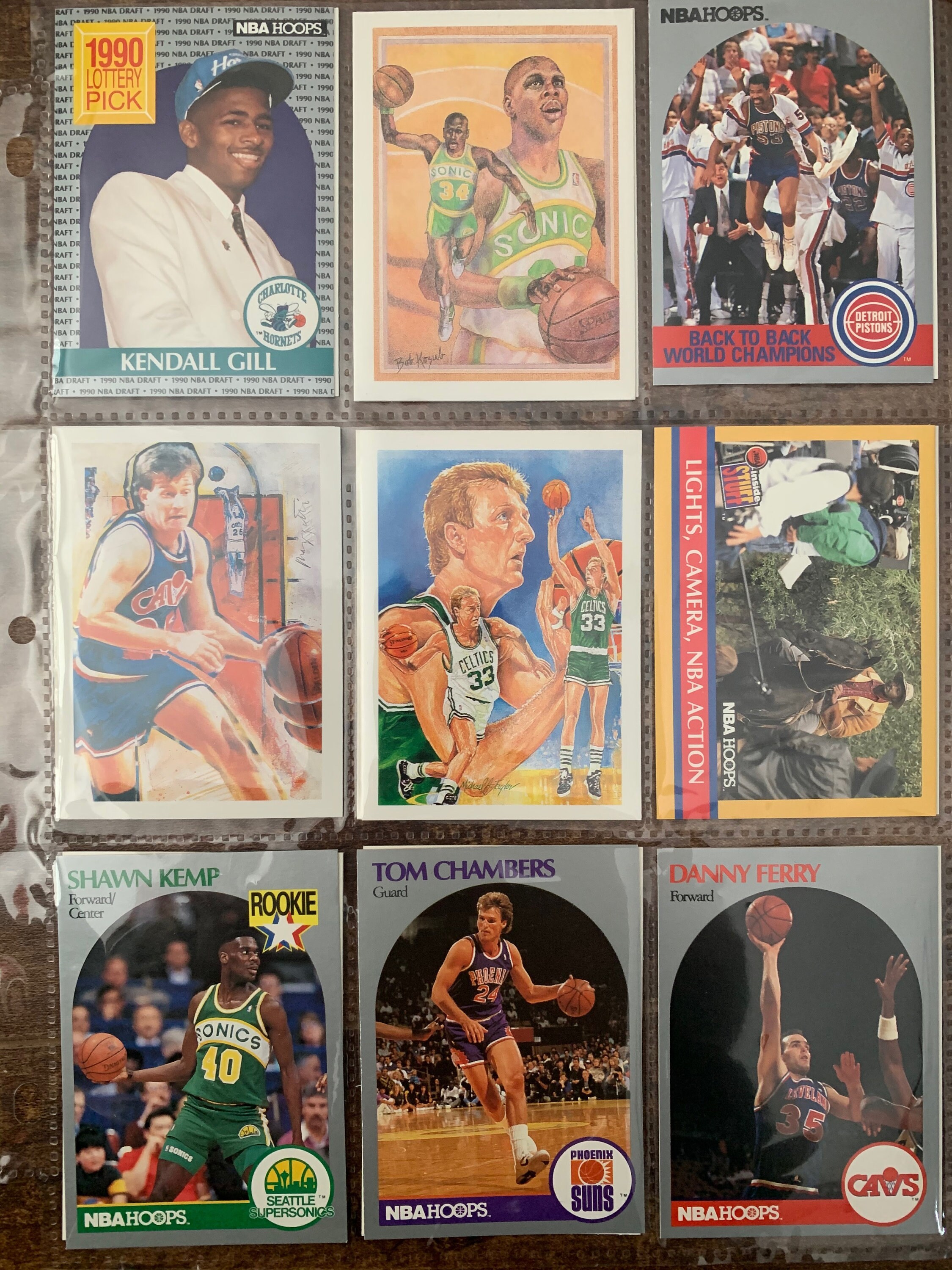 NBA Hoops 1990 Card Set 18 Cards Etsy