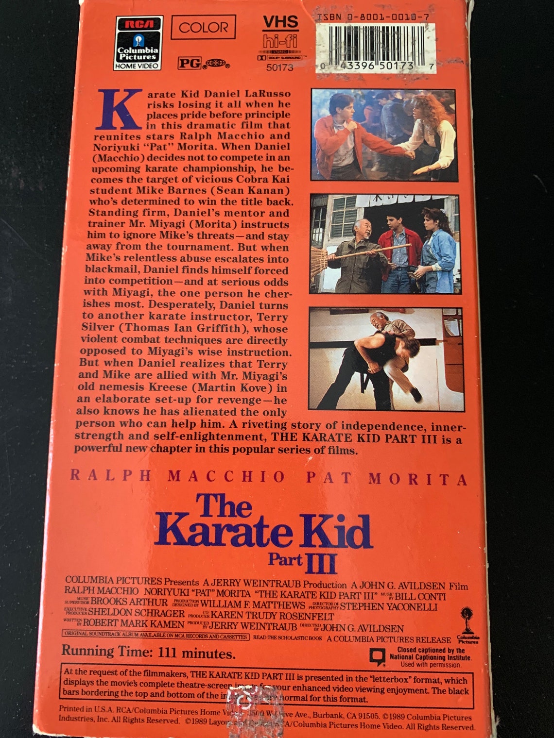 The Karate Kid 3 VHS Movie Etsy