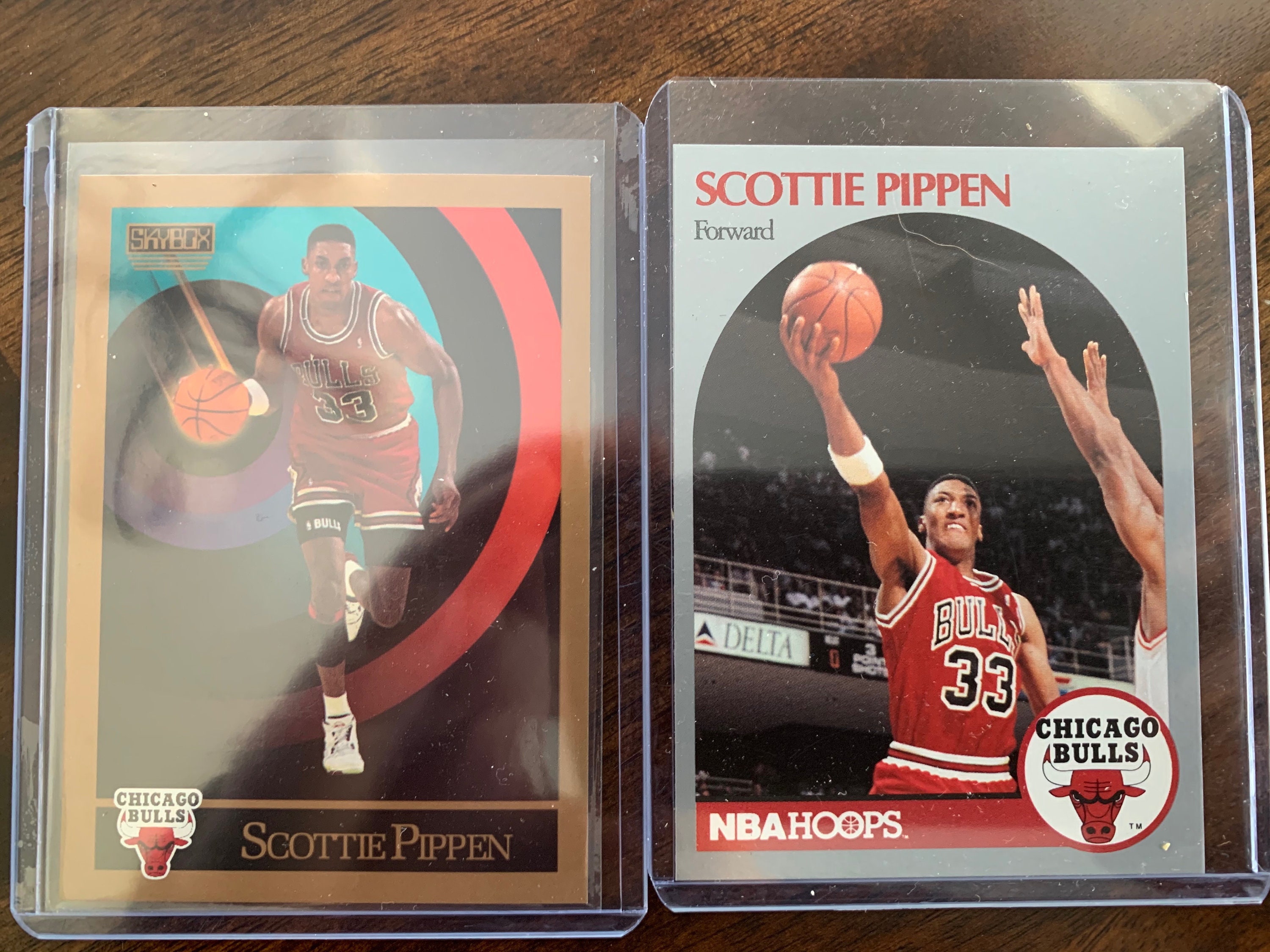 Scottie Pippen Card Set NBA Hoops / Skybox 1990 2 Cards in - Etsy