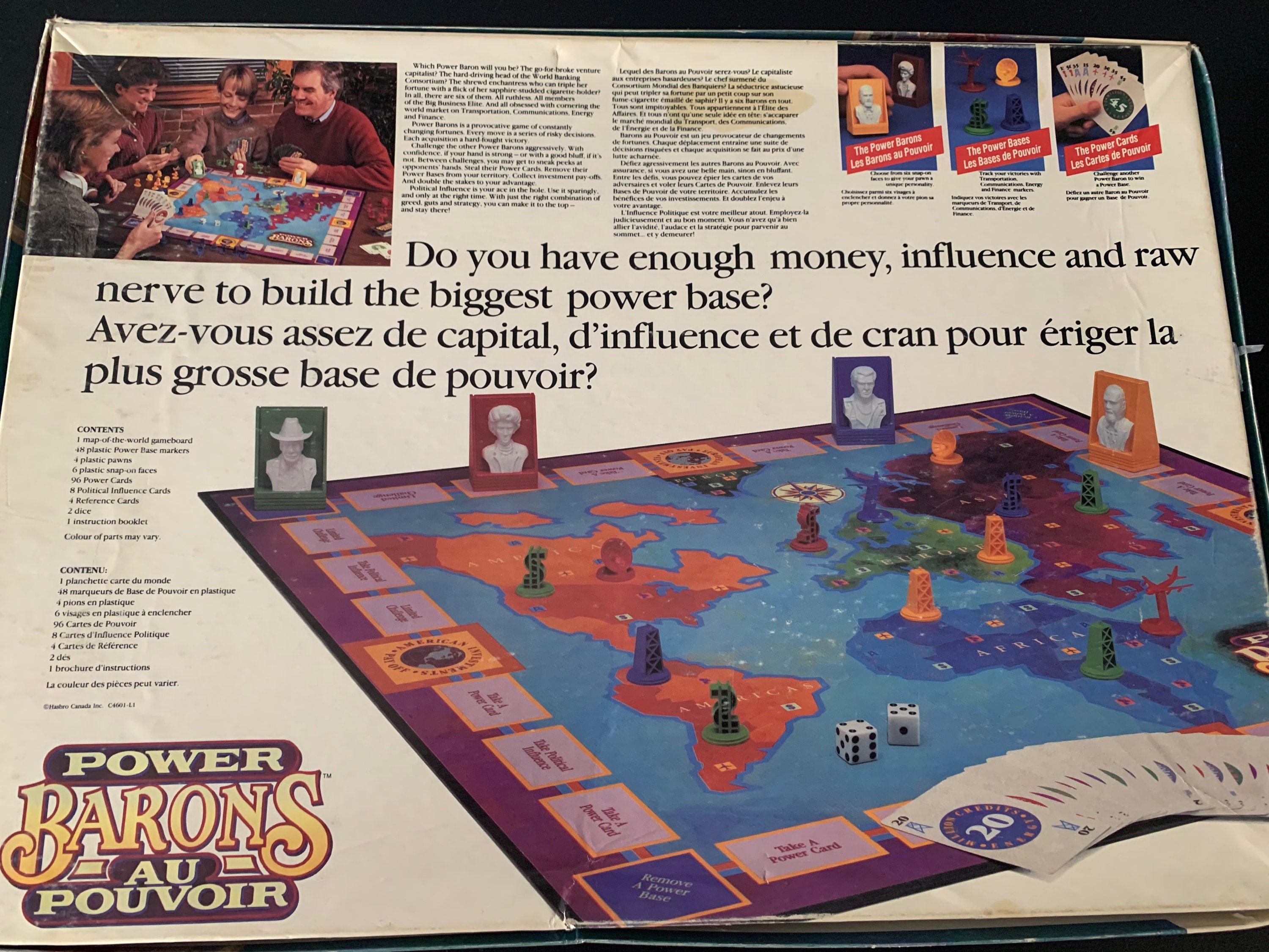 Power Barons Board Game by Milton Bradley 1986 Complete Etsy Australia