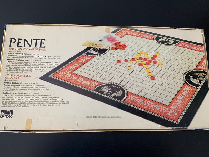 Pente Board Game 1984 read description Complete | Etsy
