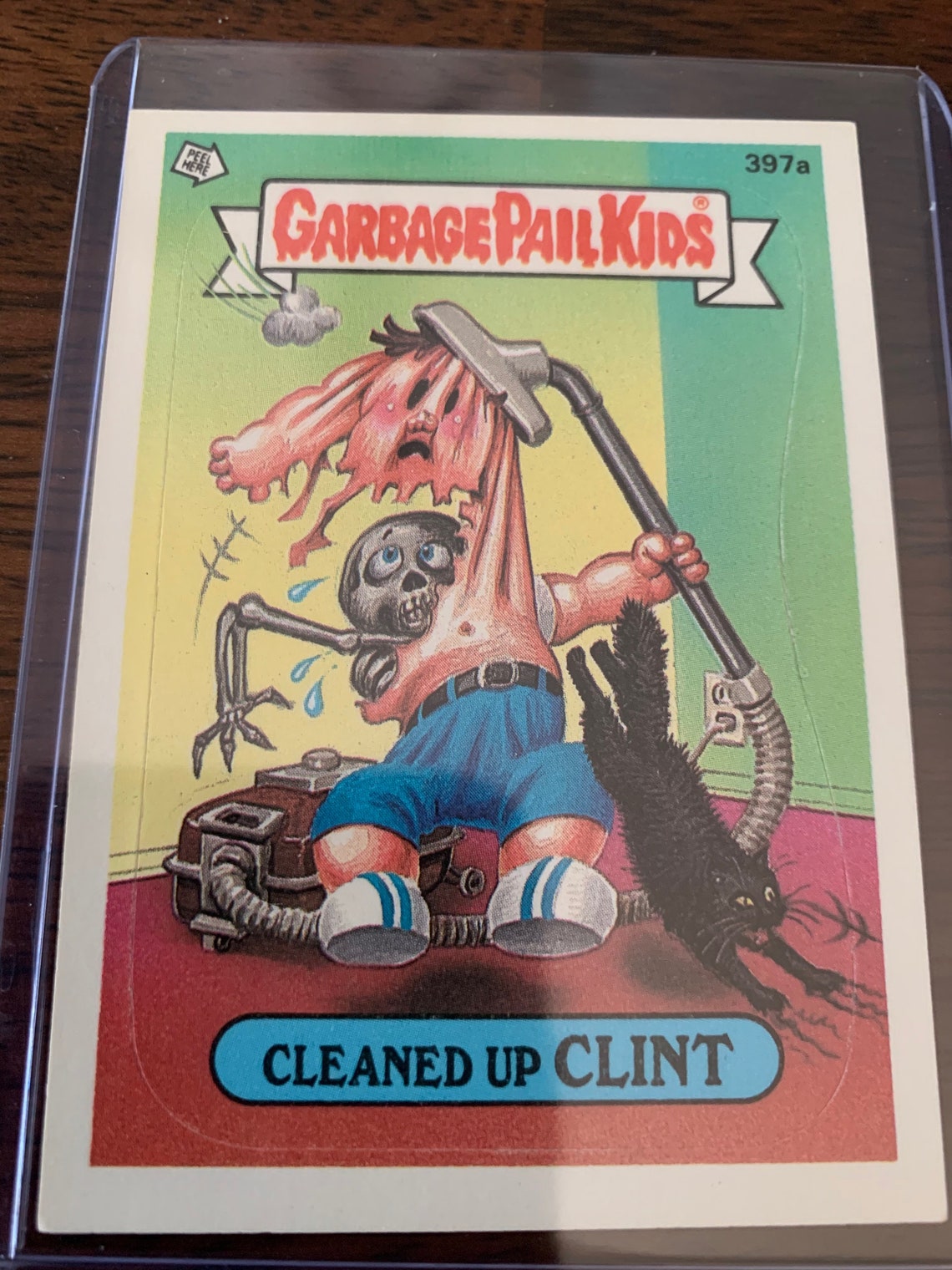 Cleaned Up Clint Garbage Pail Kids Card 1987 397a Etsy