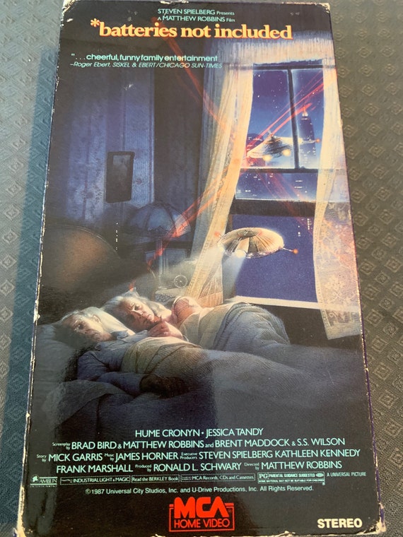 Batteries Not Included Vhs Steven Spielberg Movie Etsy
