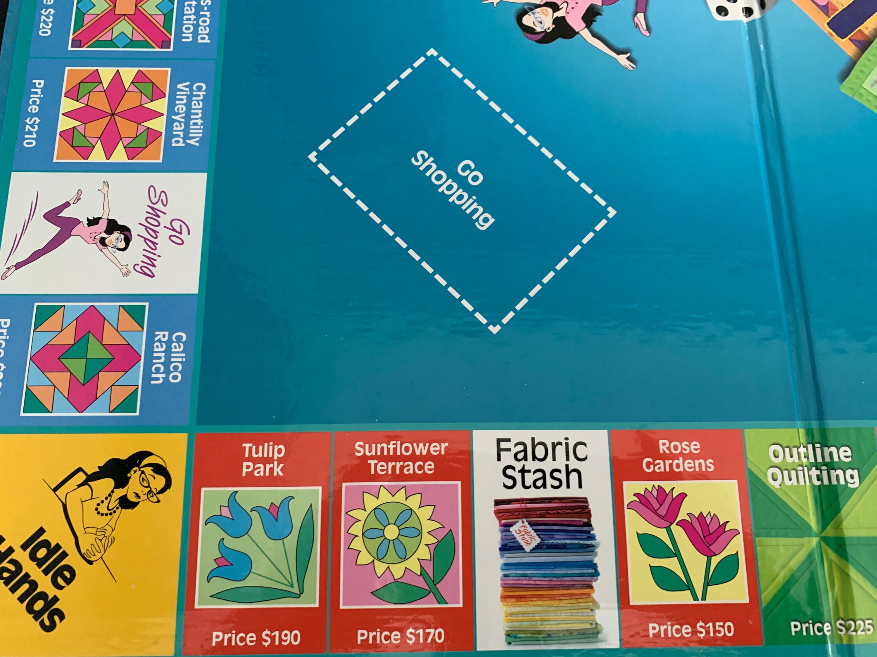 Quilt Opoly Board Game Etsy